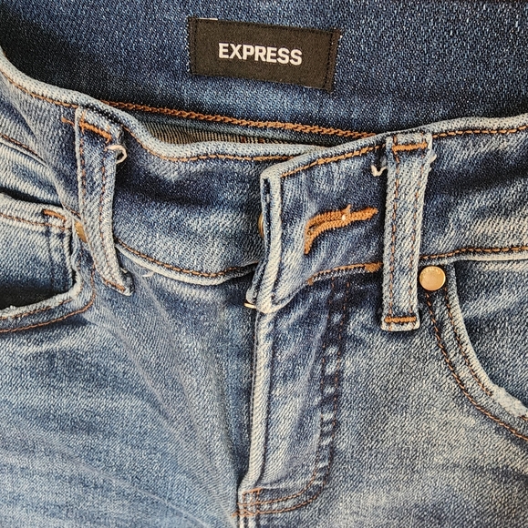 EXPRESS Skyscraper Jeans, Size 0R - Picture 2 of 4
